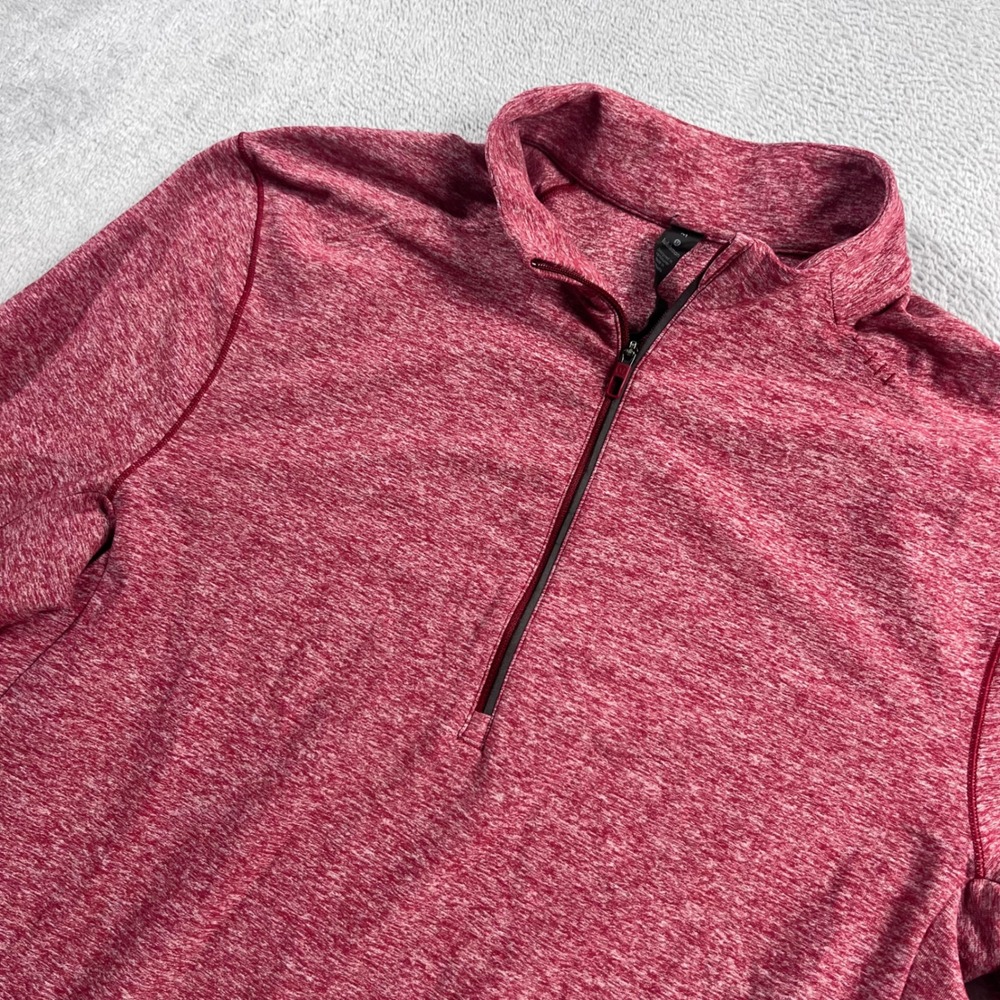 Lululemon Mens Surge Warm 1/2 Zip‎ Pullover Heathered Red Medium M M3817S